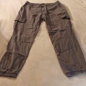 ROUTE 66 CARGO GREY MENS PANTS SIZE MEDIUM